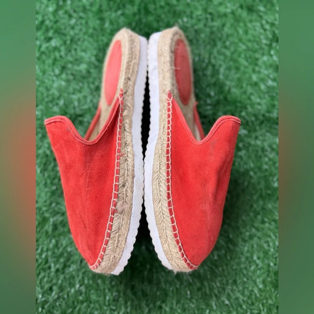MICHAEL KORS V019J EMILIA SLIDE ESPADRILLE‎ Orange US Size 8M